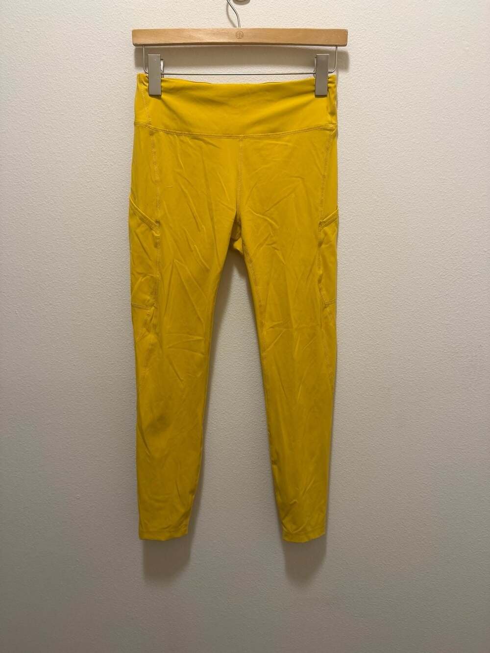 Outdoor Voices Women's Mustard Yellow TechSweat Leggings Size M
